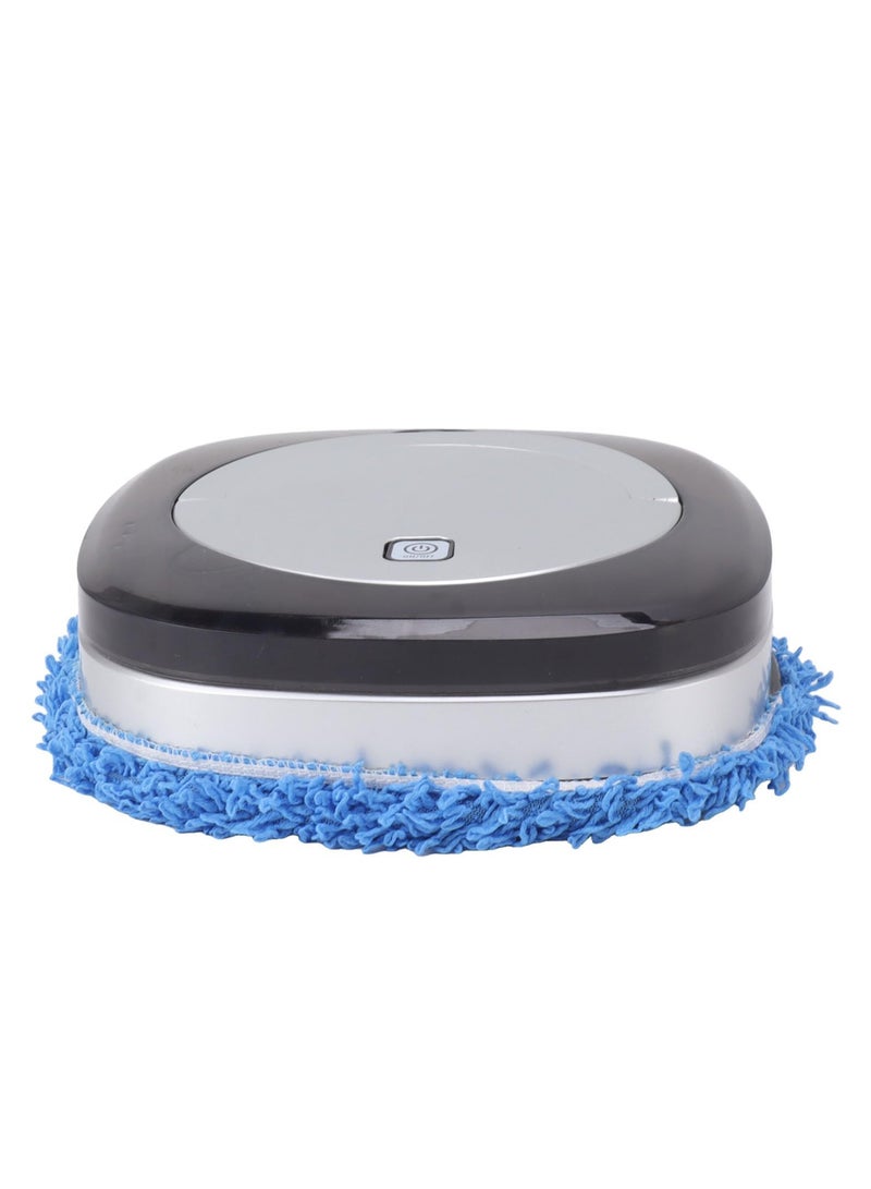 Wet Scrubbing Mopping Robot, Robot Vacuum Cleaner, Automatic Floor Mopping Robot, Mopping Robot, with Water Tank Vacuum and Mop, Suitable for a Variety of Floors, Wood Panels, Tiles (Silver)