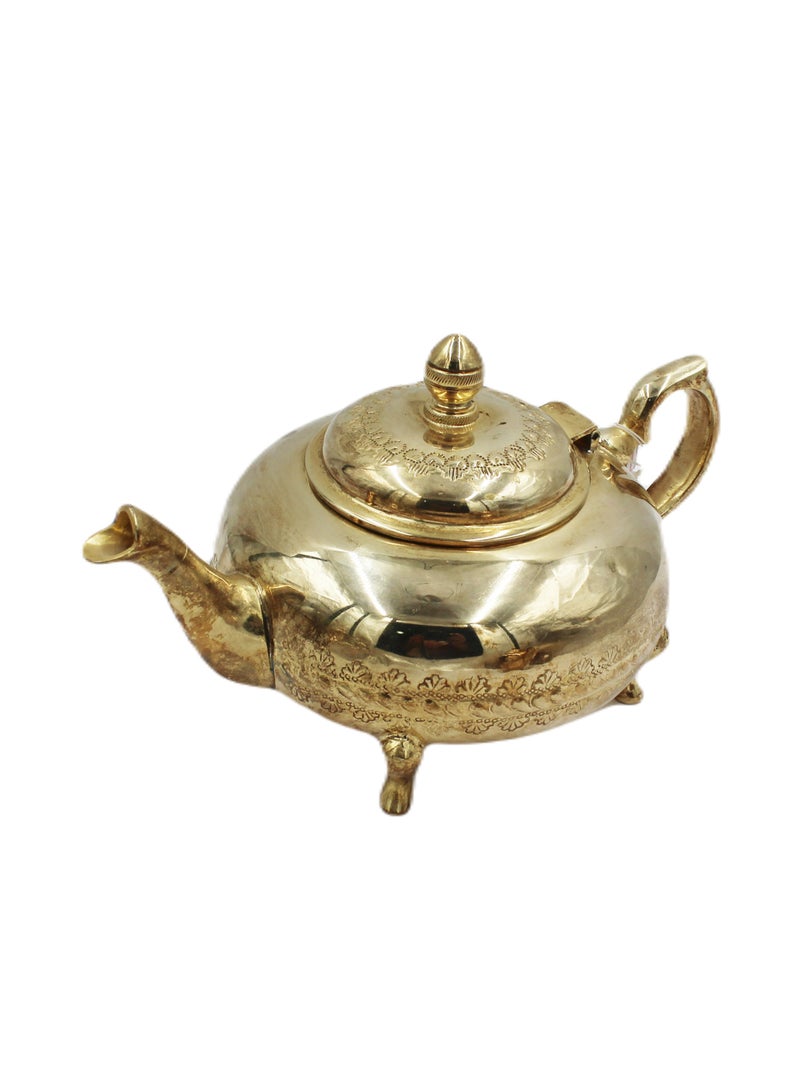 Arabic Traditional Gold Plated Tea Pot 16 X 25 cm