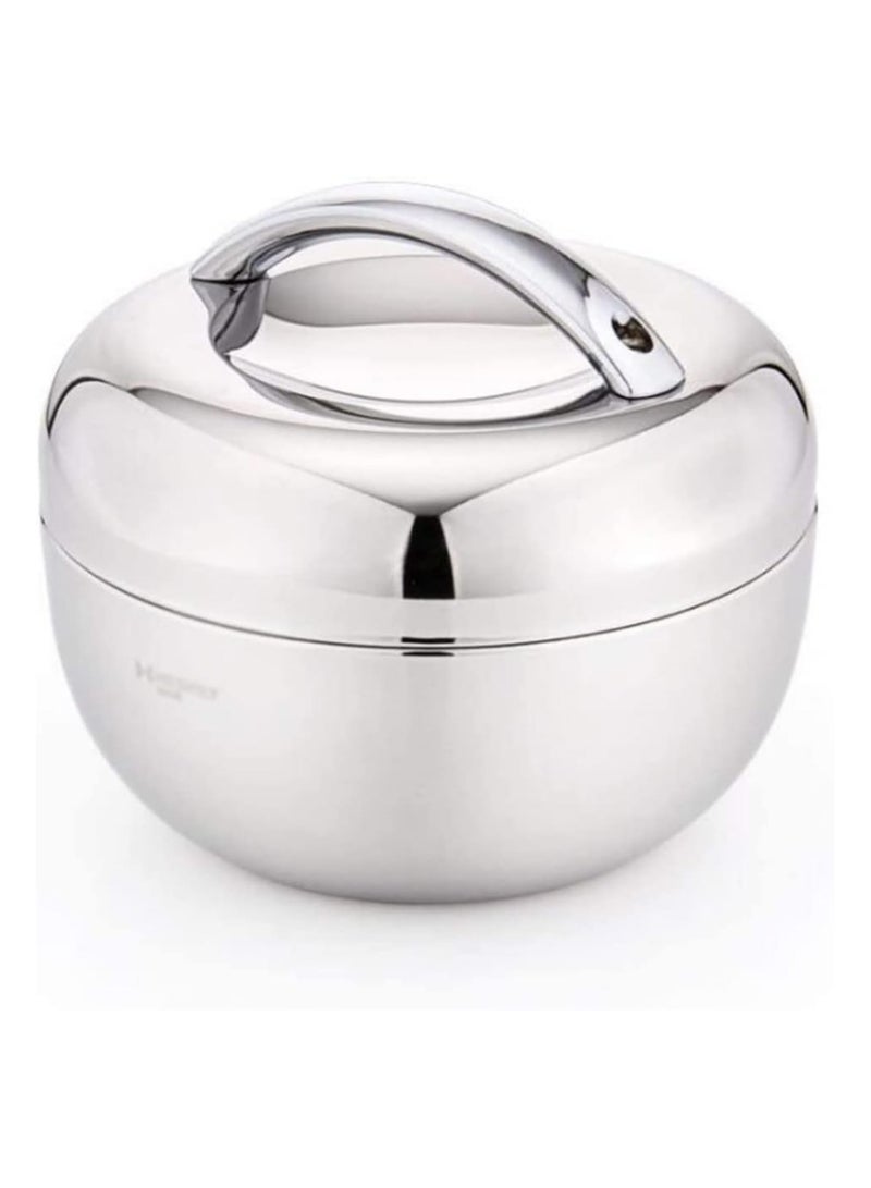 Thermal Lunch Box Stainless Wide Mouth Thermal Flask for Food Soup Container for Work Stainless Steel Thermos for Hot Food,Silver,1.0L-1.3L