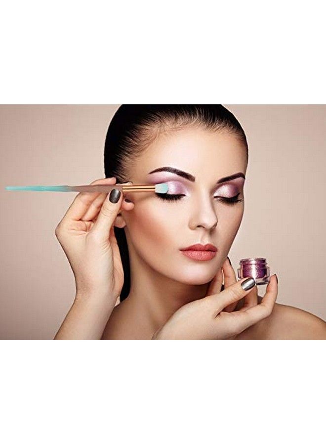 Eye Brush Set 20 Pcs Unicorn Eyeshadow Eyeliner Blending Crease It Makeup Brushes Make Up Foundation Eyebrow Eyeliner Blush Cosmetic Concdealer Brushes (Green)