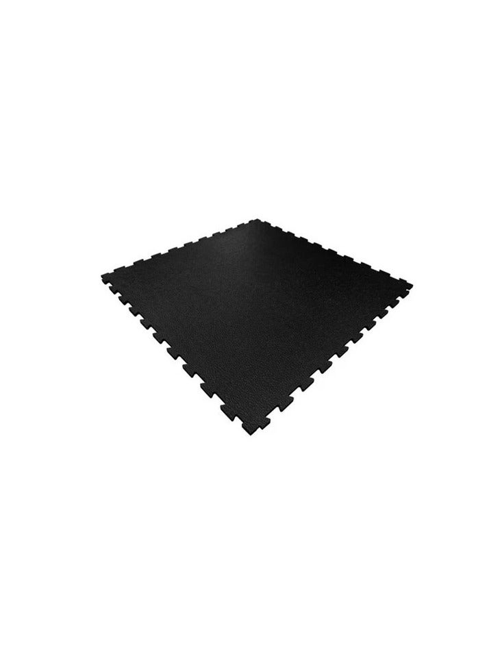Interlocking Rubber Tiles - Size (Cm) 50 X 50 X 16Mm - Black Color