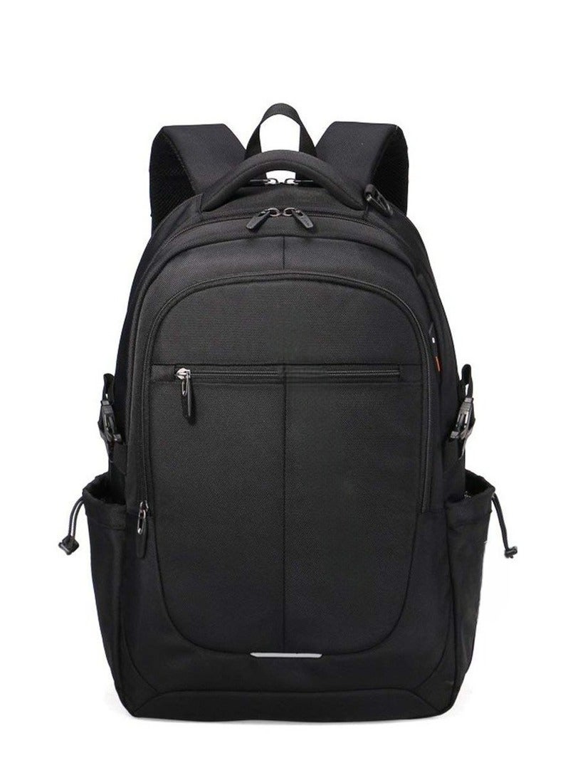 Polyester  Bags Laptop Backpack School & College Bag Travel Backpack   (Black)