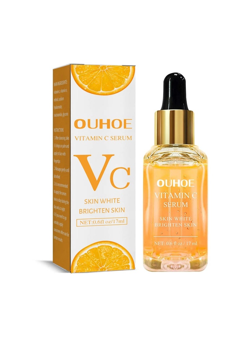 Vitamin C Oil, Melanin Retinol Whitening Face Serum, Fast Absorption Facial Oil For Glowing Radiant Skin, Brightening Anti-wrinkle Essence For All Skin Types, Men And Women