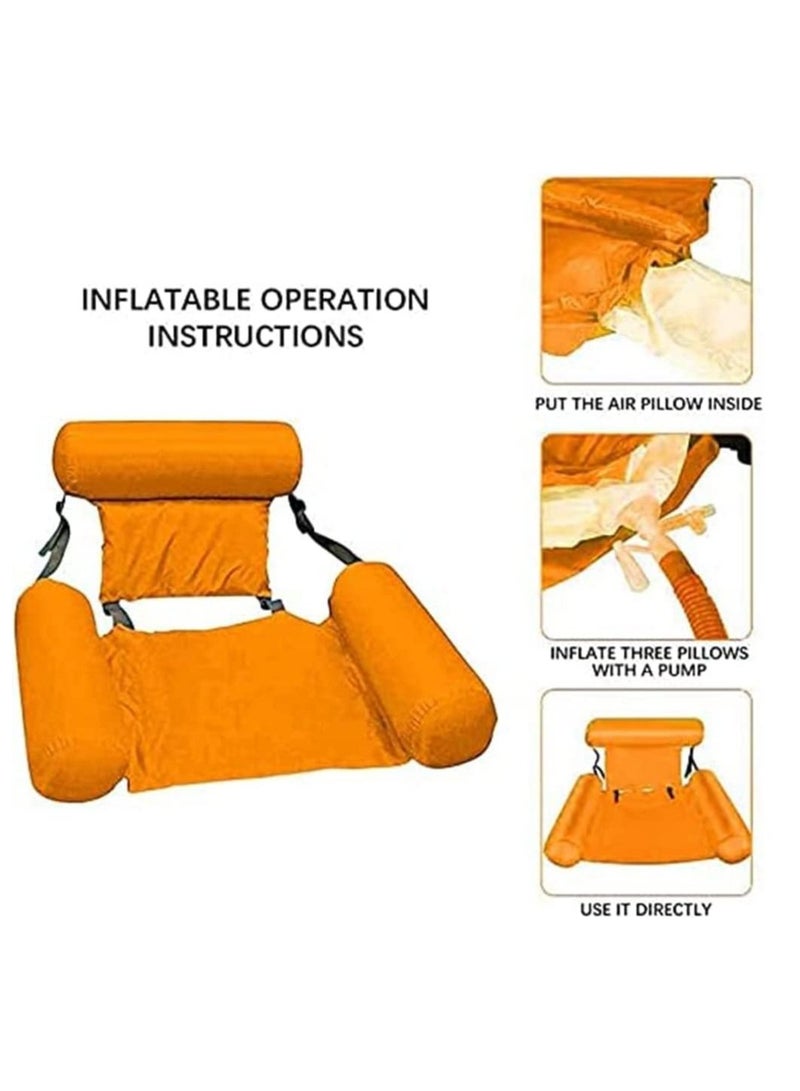 Swimming Floating Chair Pool Inflatable Summer Float Party Kids Adult float Bed Seat Water Pools Portable Foldable