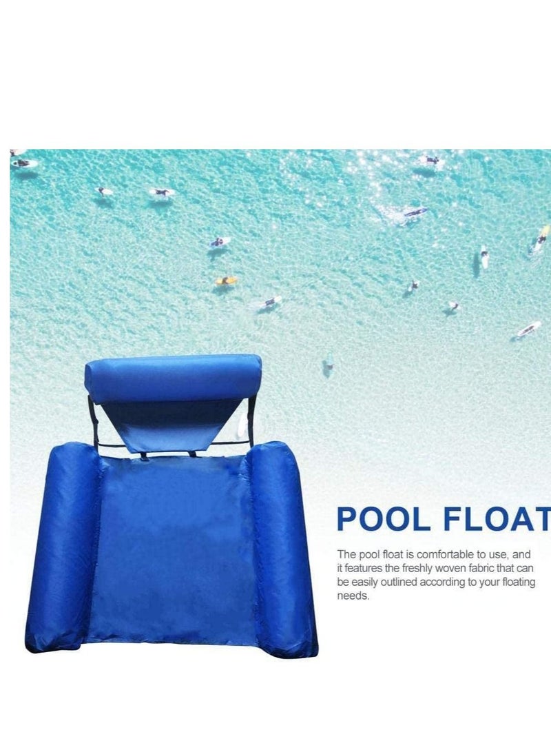 Summer Swimming Pool Hammock Floating Bed Portable Folding Inflatable Ring Air Mattress Water Accessories Beach Sports Lounger Chair For Adults Children