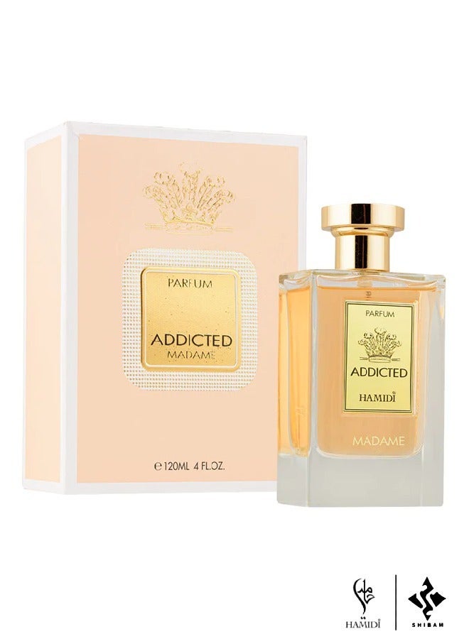 Luxurious Bundle Offer Fragrance Gift Set For Women - Addicted Madame Eau De Parfum 120ml & Oud Rose Shower Gel 500ml (assorted)