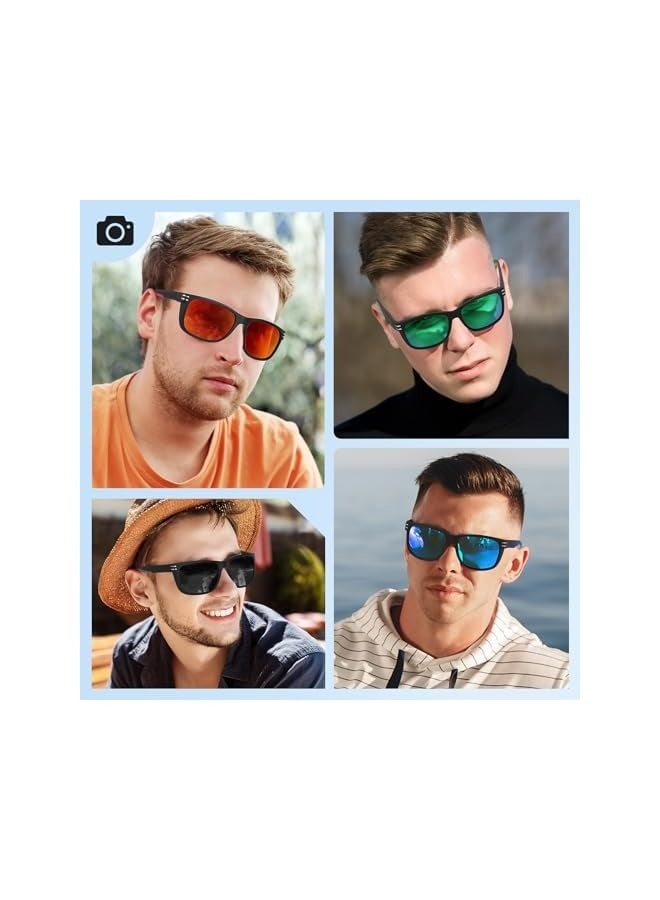 Polarized Sunglasses for Men Fashion Sunglasses with 100% UV Protection Sports Fishing Driving Shades