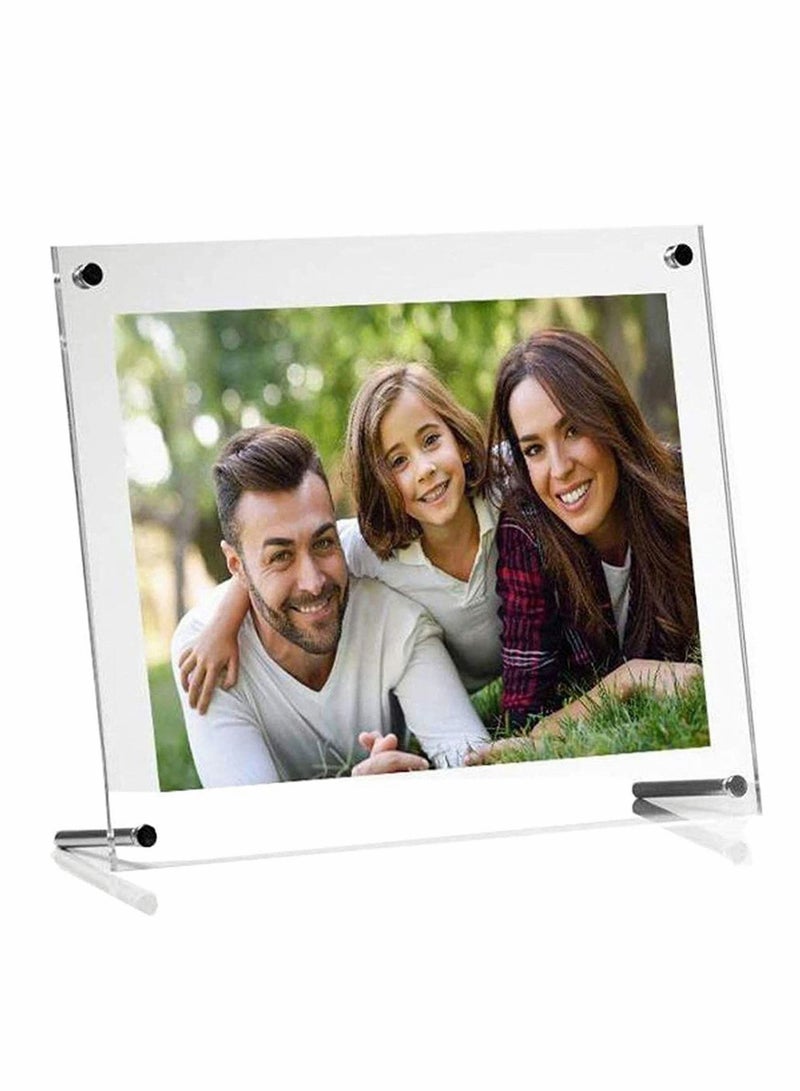 Picture Frame, 8.5x11.5 inch Clear Acrylic Photo Frame A4 Letter Size Decorative Poster Desktop Tabletop Display