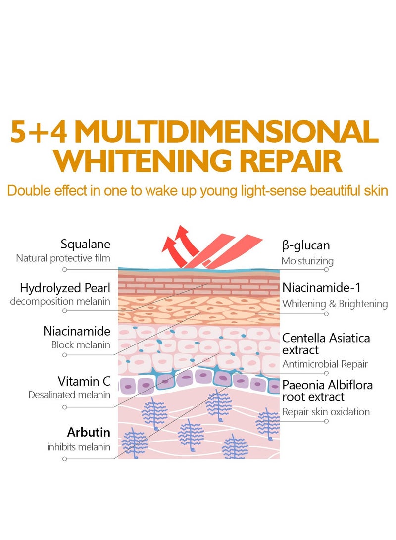 Hydrating, moisturizing and nourishing Arbutin Essence Milk 80ml