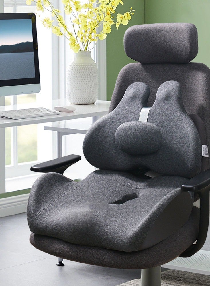 Cushion Office Sedentary Waist Cushion Backrest Integrated Seat Cushion Chair Fart Cushion Sedentary
