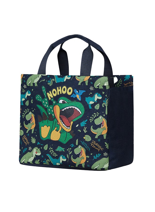 Kids Tuition Bag / Hand Lunch Bag Dino - Green