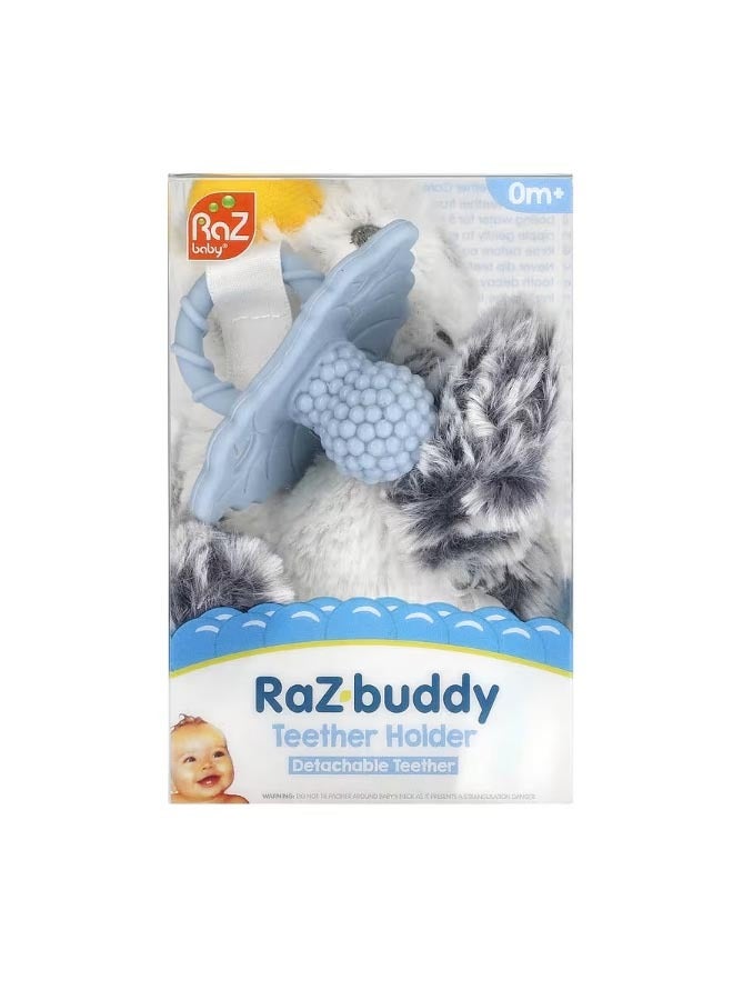RaZ Buddy Teether Holder Detachable Teether 0 Months Penguin 1 Count