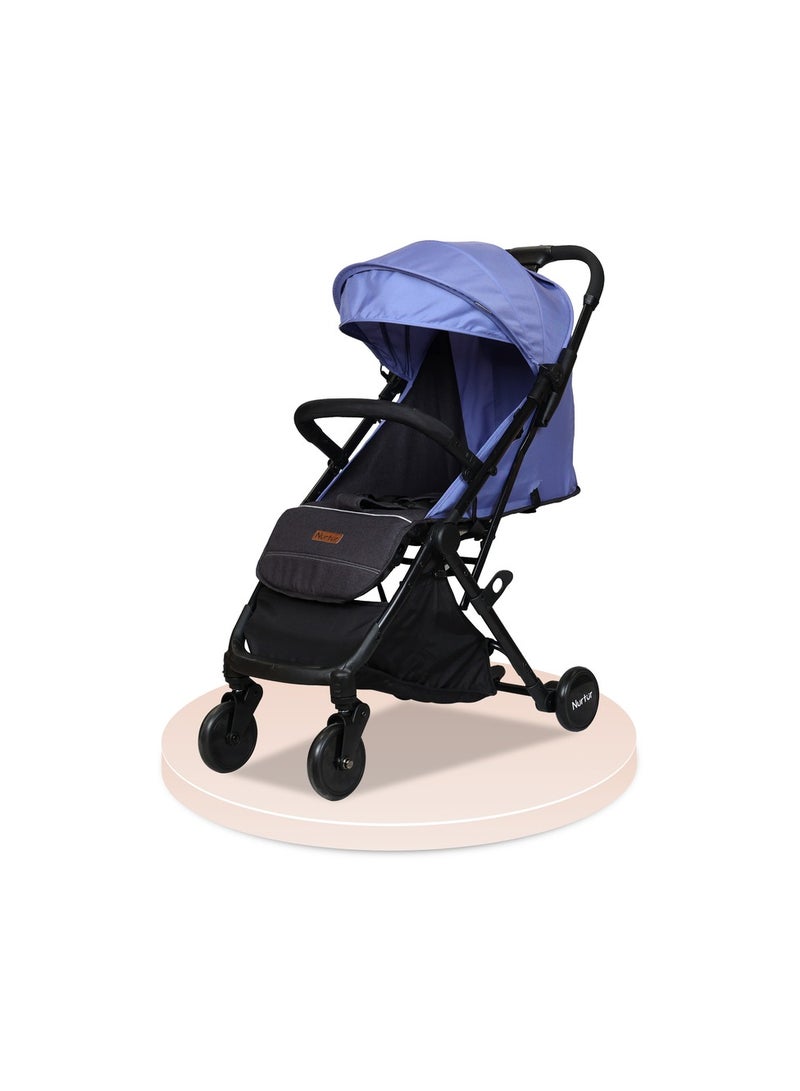 Nurtur Bravo Baby/Kids Travel Stroller 0 36 Months, Storage Basket, Detachable Bumper, 5 Point Safety Harness, Compact Foldable Design