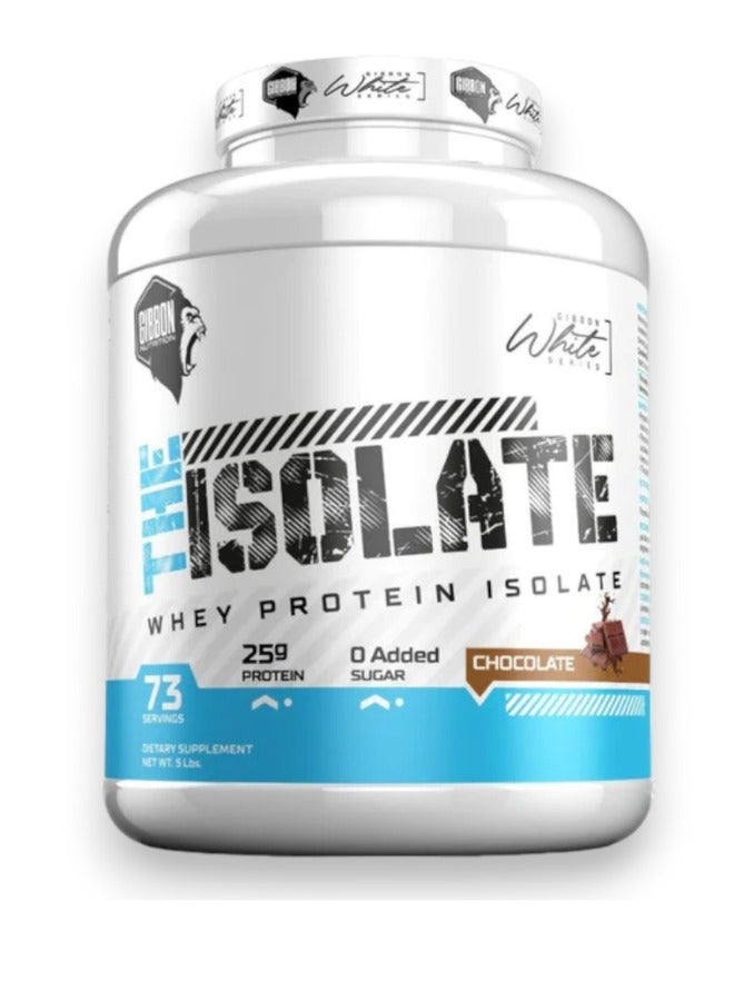 Isolate Whey Protein Isolate, Chocolate Flavour, 5 Lb, 73 Servings
