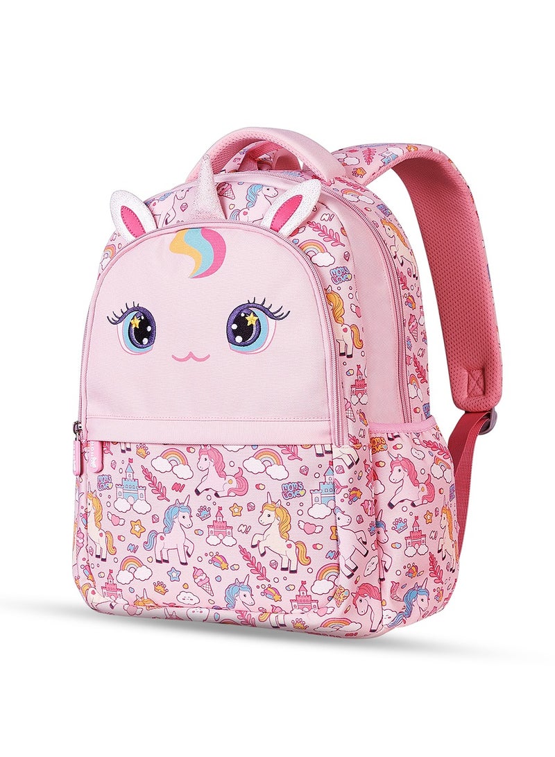 Kids 16 Inch School Bag with Pencil Case Combo Unicorn - Pink