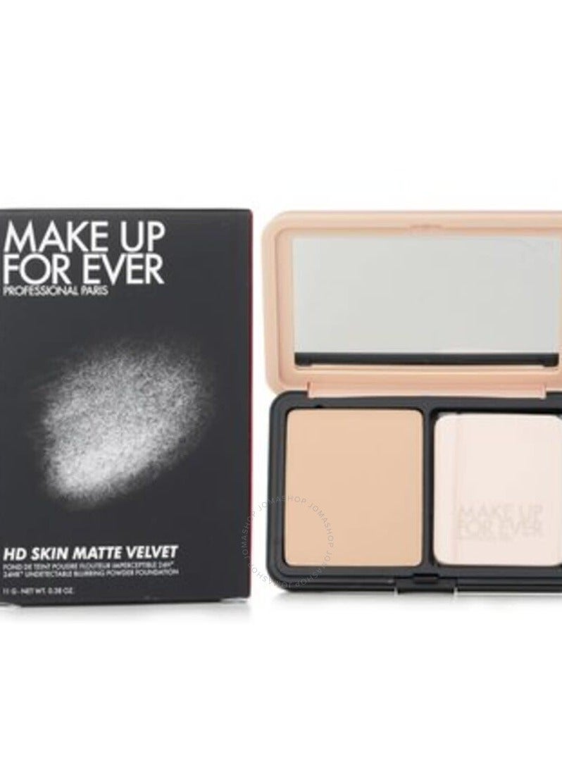 Make Up For Ever Hd Skin Matte Velvet Powder Foundation 1R12