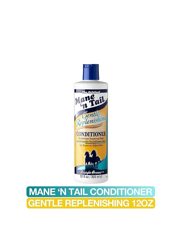 Unveil Silky Smoothness with Original Mane 'n Tail Gentle Replenishing Conditioner: Straight Arrow's Signature 355 ml Formula