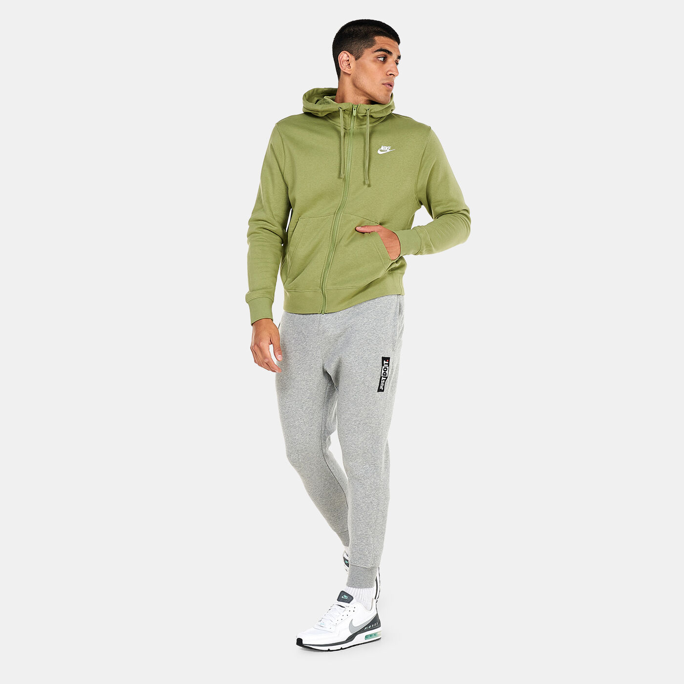 Men's Sportswear Club Full-Zip Fleece Hoodie