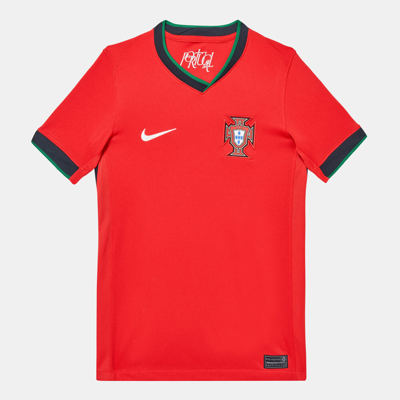 Kids' Portugal Dri-FIT Stadium Home Football Jersey - 2024