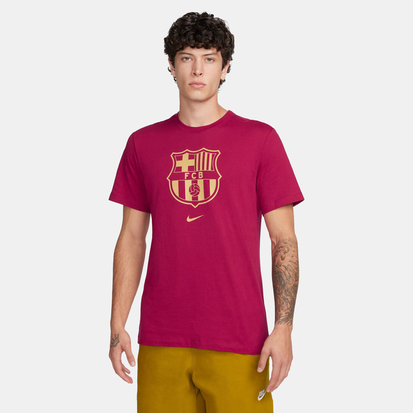 Men's F.C. Barcelona Crest Football T-Shirt