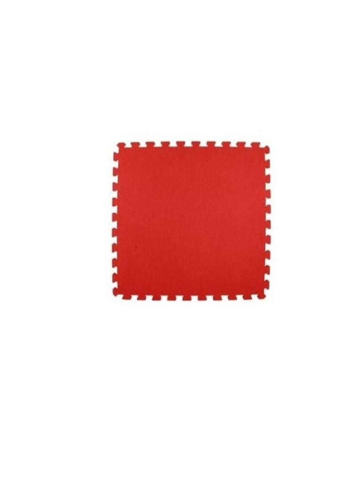 Interlocking Rubber Tiles 100Cmx100Cmx16Mm Red