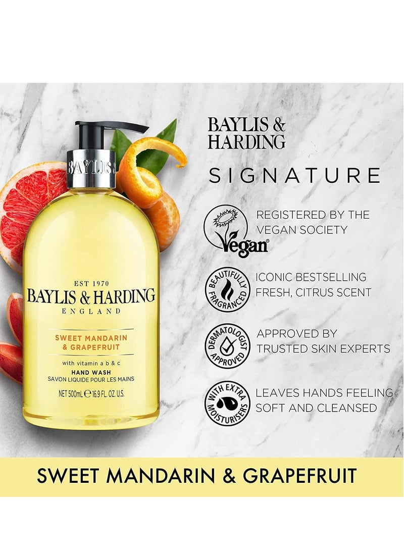 Sweet Mandarin and Grapefruit Hand Wash 2x500ml