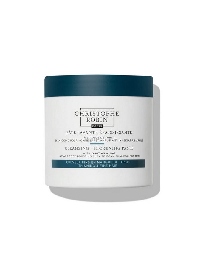 Christophe Robin Cleansing Thickening Paste with Pure Rassoul Clay and Tahitian Algae 250ml