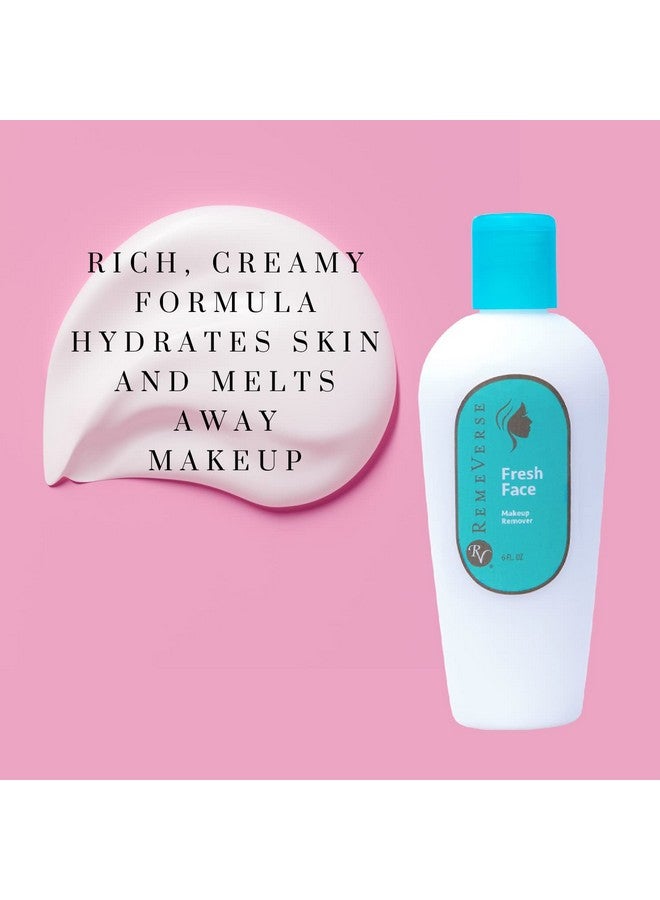Fresh Face Makeup Remover Lotion; Removes Makeup Quickly Using A Moisturizing Formulation. Leaves Skin Soft And Dewy. For Daily Use.
