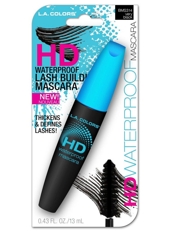 Lash Building Waterproof Mascara Very Black 0.43 Fluid Ounce (Pack Of 3)