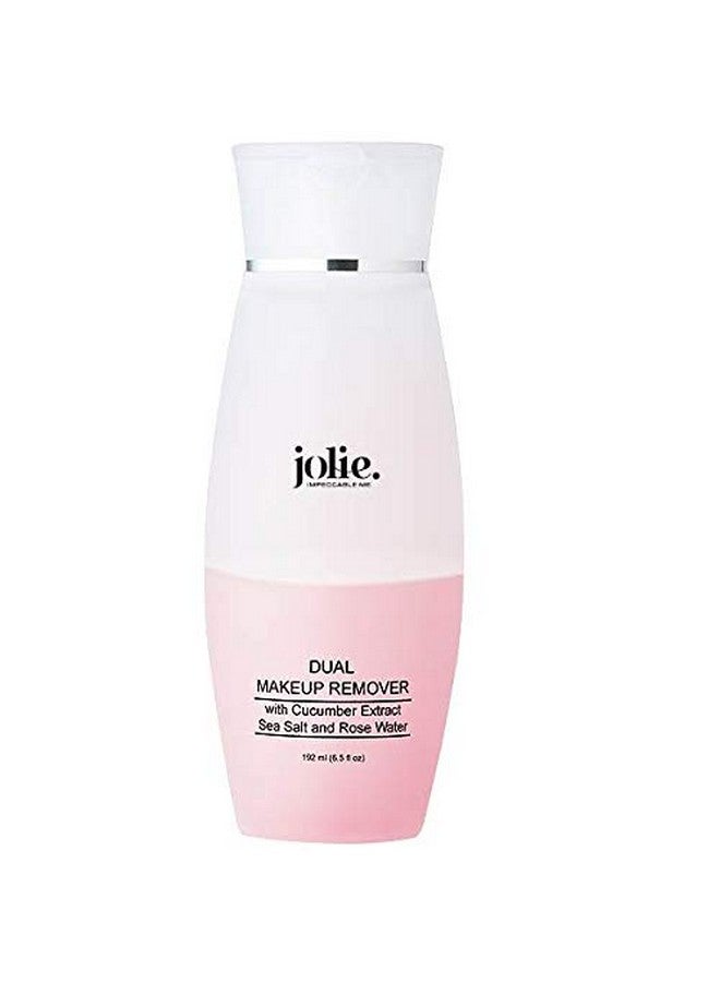 Jolie Dual Makeup Remover W Cucumber Extract Sea Salt & Rose Water 6.5 Oz.