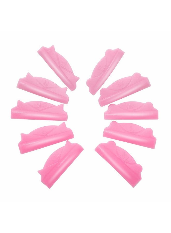 Lash Lift Pad Selfsticky Shield Glueless Perm Rod On Eyelids Lamilami Eyelash Lifting Roller Pads 5 Size Natural C Curl Perming Lamination Guards Lovely Pink Cat Eyecatching Shields