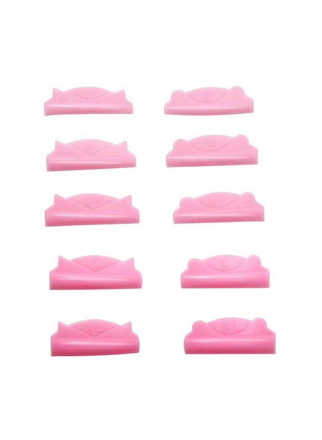 Lash Lift Pad Selfsticky Shield Glueless Perm Rod On Eyelids Lamilami Eyelash Lifting Roller Pads 5 Size Natural C Curl Perming Lamination Guards Lovely Pink Cat Eyecatching Shields