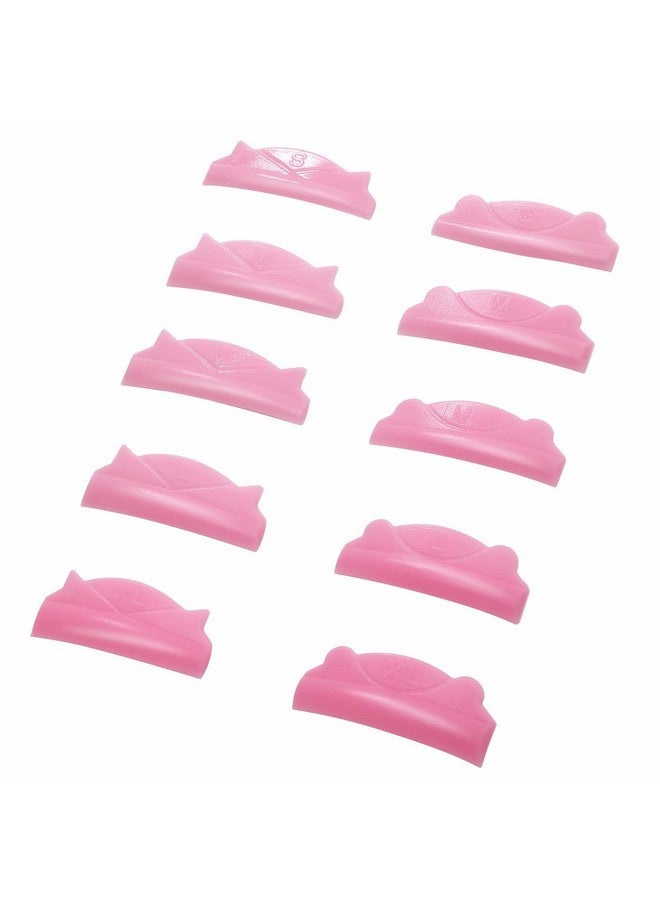 Lash Lift Pad Selfsticky Shield Glueless Perm Rod On Eyelids Lamilami Eyelash Lifting Roller Pads 5 Size Natural C Curl Perming Lamination Guards Lovely Pink Cat Eyecatching Shields