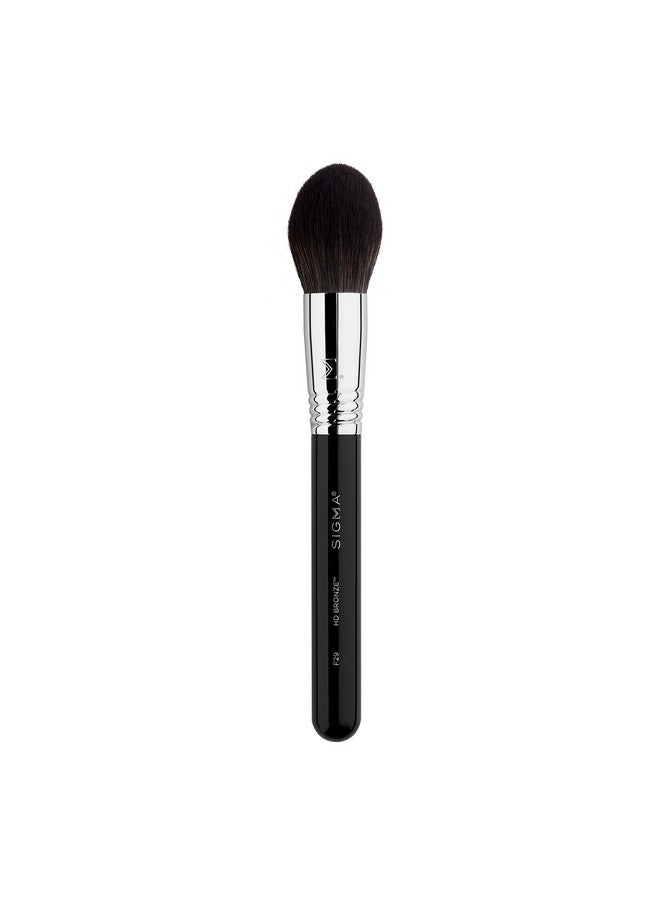 F29 Hd Bronzer Brush Tapered Bronzer Makeup Brush With Ultrasoft Synthetic Fibers For Flawless Powder Application Perfect For Bronzer Powder Setting Powder & Allover Powder