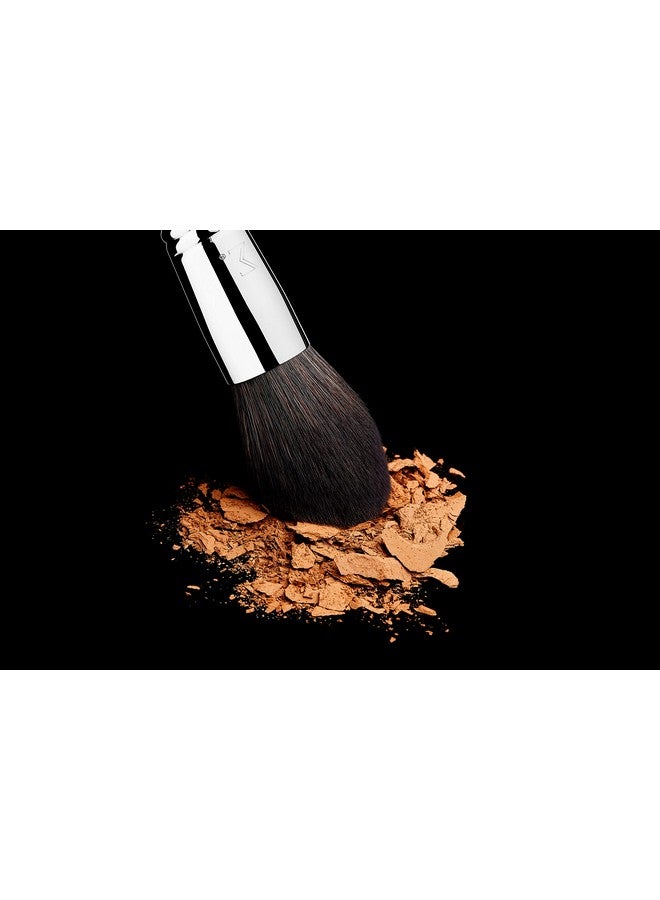 F29 Hd Bronzer Brush Tapered Bronzer Makeup Brush With Ultrasoft Synthetic Fibers For Flawless Powder Application Perfect For Bronzer Powder Setting Powder & Allover Powder