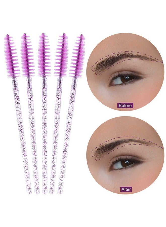 1000 Disposable Mascara Wands Eyelash Brush Spoolies For Eyebrow Eye Lash Extension Colorful