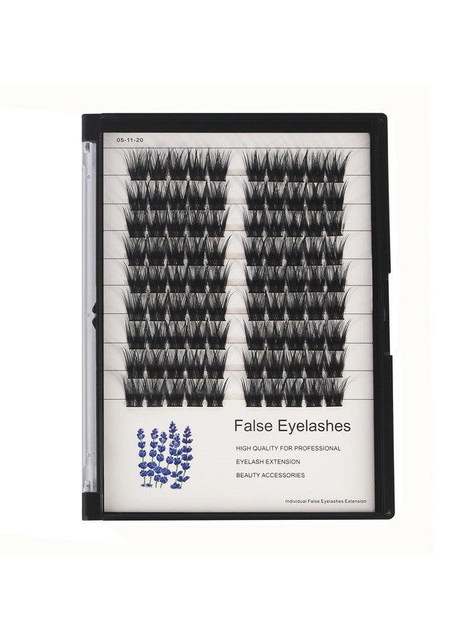 90Pcs 818Mm Available Grafted Thickness 0.07Mm Wide Stem Individual False Eyelashes Dramatic Look Cluster Volume Eye Lashes Extensions (8Mm)