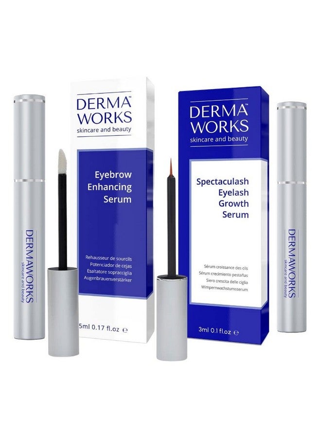 Duo Set 1X Spectaculash Eyelash Growth Serum Grow Lashes Fast + 1X Eyebrow Enhancing Serum Brow Booster