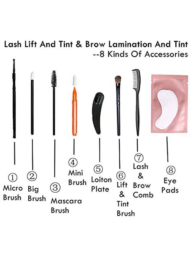 Lash Lift Tools Eyelash Lifting Supplies Brow Lamination Brushes Diy Lash Lifting Eye Pads At Home Full Lash And Eyebrow Brush Kit Eyelash Extension Supply Eyebrow Perm Parts