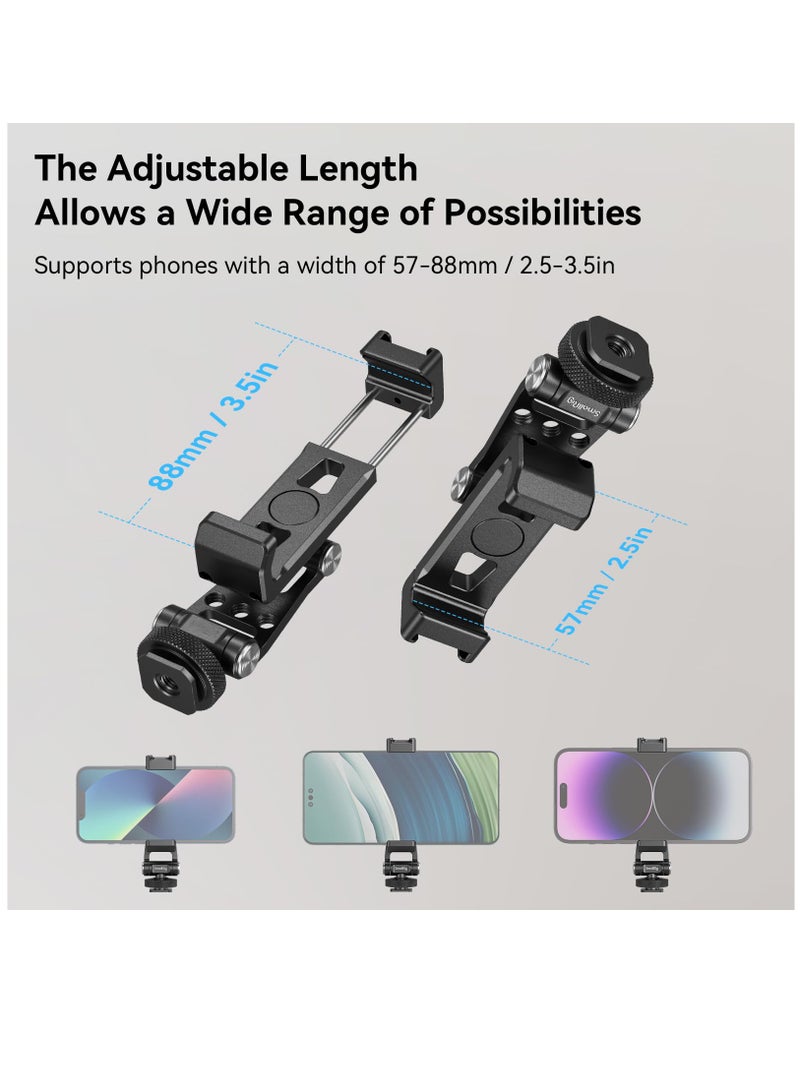 Phone Support for DJI Stabilizers, Free Adjustment Phone Mount Adapter with 1/4