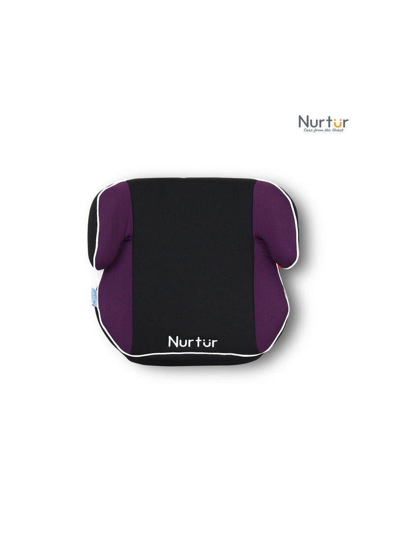 Nurtur Nova Kids Booster Seat - Arm Rest Easy to Install Universally Fit – Wide Cushioned Base Suitable from 4 years 12
