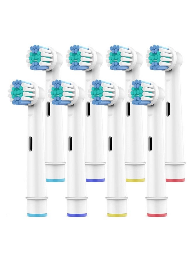 Toothbrush Heads For Oral B 8 Pack Professional Electric Toothbrush Replacement Heads Medium Soft Dupont Bristles Replacement Toothbrush Heads Precision Clean Brush Heads Refills