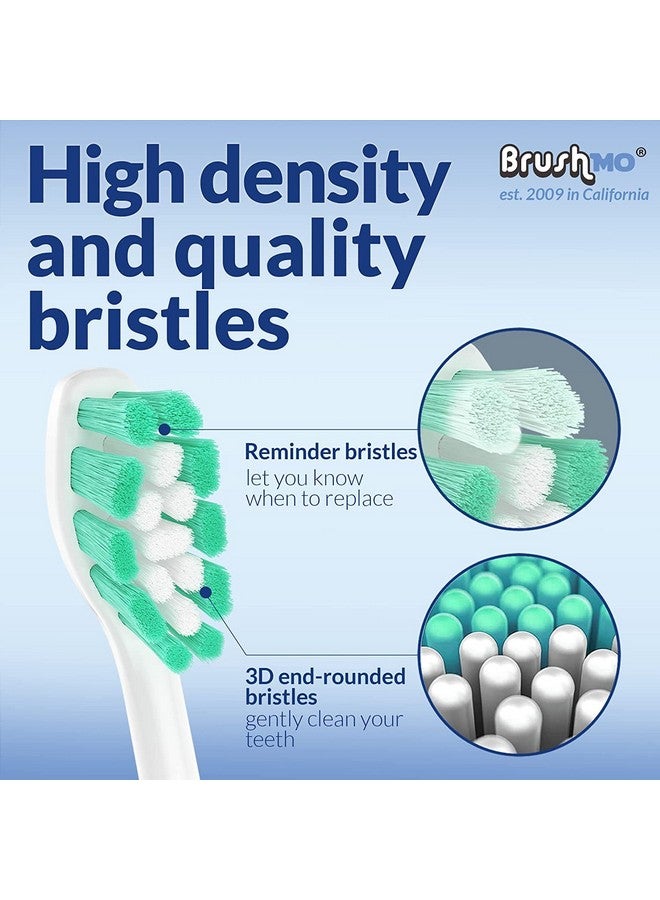 Replacement Toothbrush Heads Compatible With Phillips Sonicare Electric Toothbrush Value Pack (8+2).