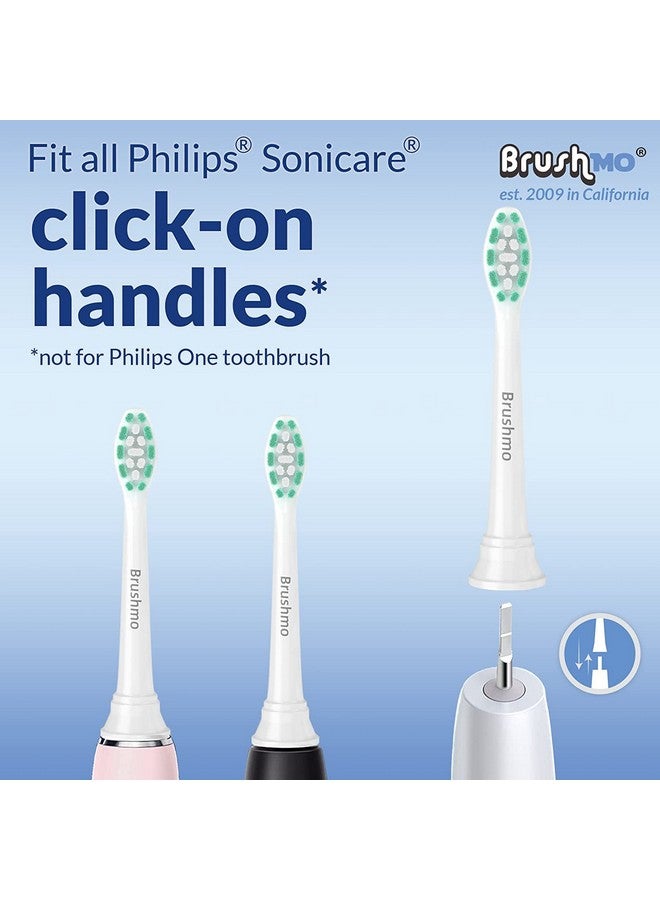 Replacement Toothbrush Heads Compatible With Phillips Sonicare Electric Toothbrush Value Pack (8+2).