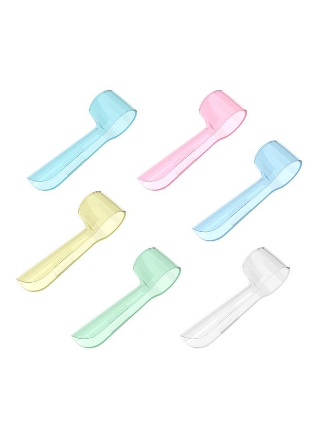 Pack Of 6 Nincha Toothbrush Caps For Oralb Round Toothbrush Heads In Multiple Colorspc Material Travel And Home Friendly