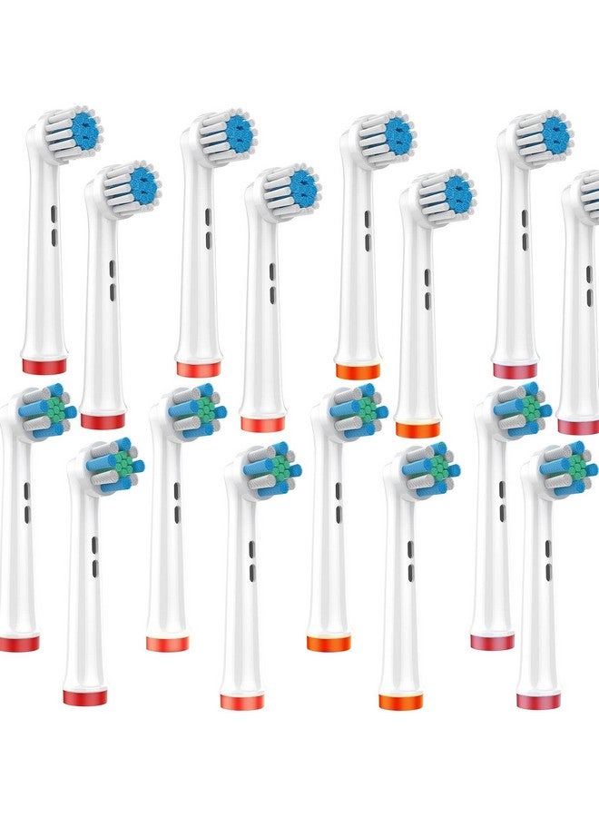 For Oral B Replacement Headsbraun Replacement Brush Headsdeep Cleaning Toothbrush Replacement Headscompatible With 7000Pro 10009600 50003000800016 Pack