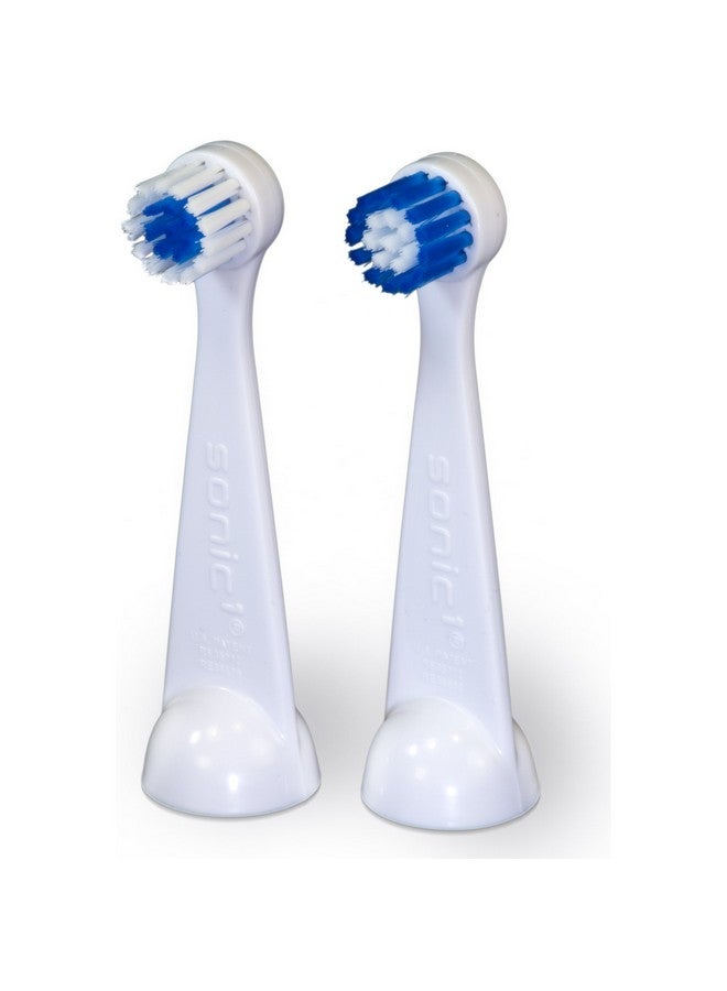 Cybersonic3 Compact Replacement Brush Heads 2 Pack Compatible With All Cybersonic Electric Toothbrushes