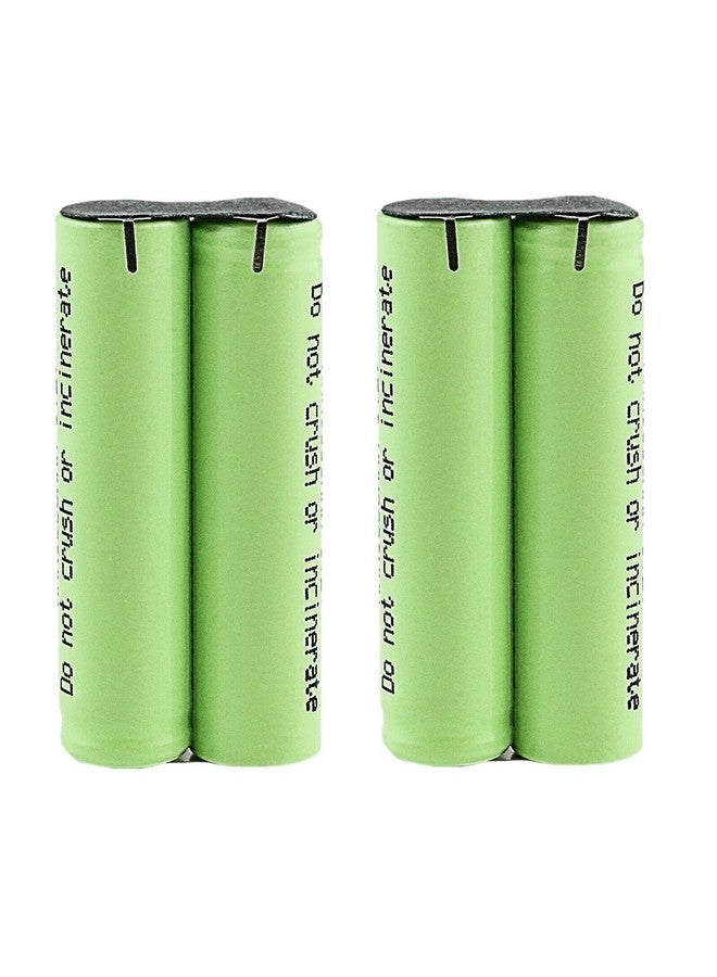 2Pack 2.4V 1000Mah Nimh Rechargeable Battery Replacement For Philip Sonicare Hx6210 Hx621002 423501020455 423501020455 Waterpikk Sr3000 & Wp900 Toothbrush (Some)