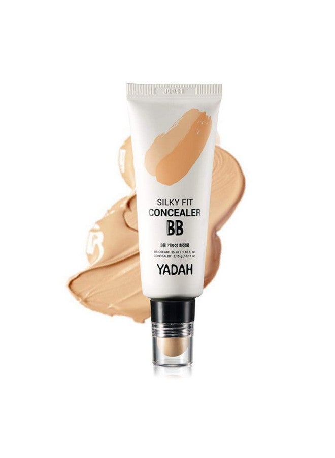 Silky Fit Concealer Bb Power Brightening 1.18 Ounce 21 Light Beige 2 In 1 Base Makeup Natural Ingredients Foundation Cream