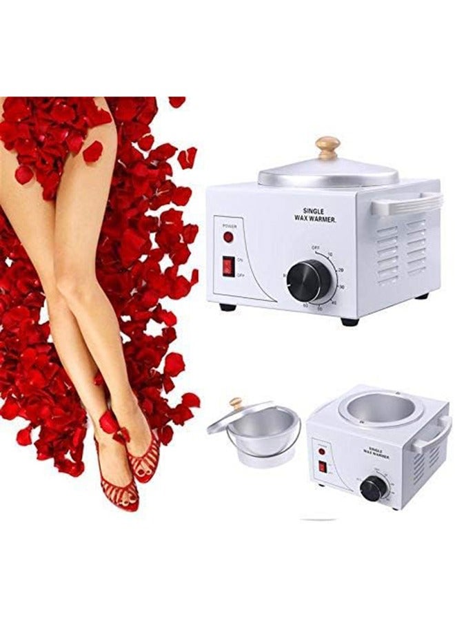 Single Container, Hot Wax Heater Depilatory Machine Temperature Adjustable Paraffin Removal Hot Melting Skin Care